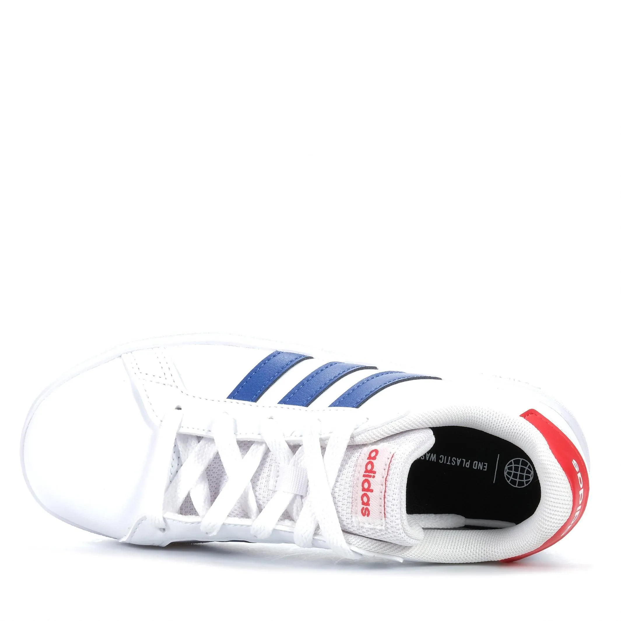 Adidas Grand Court Youth White/Blue/Red