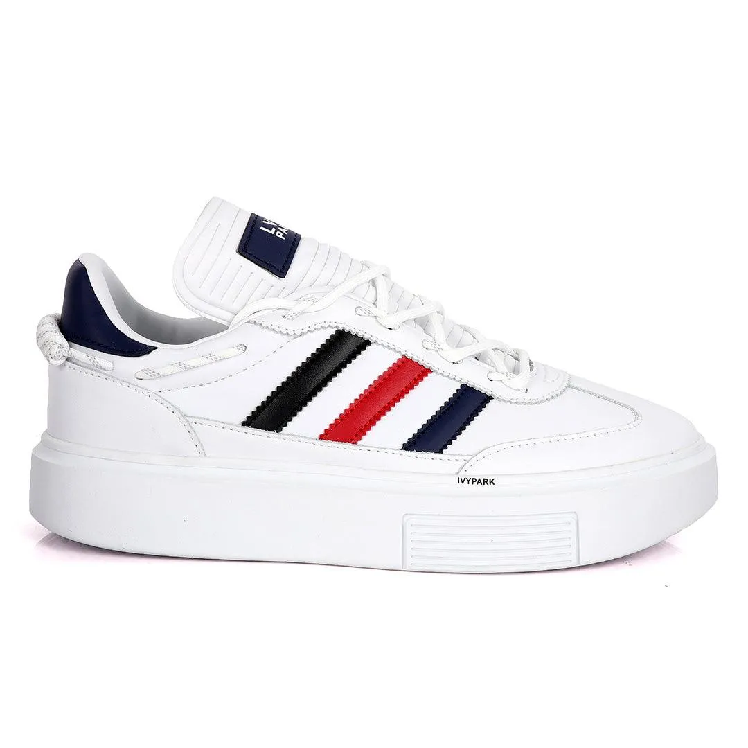 Adidas Lvy-Park Black, Red, Blue Stripe Designed Sneakers