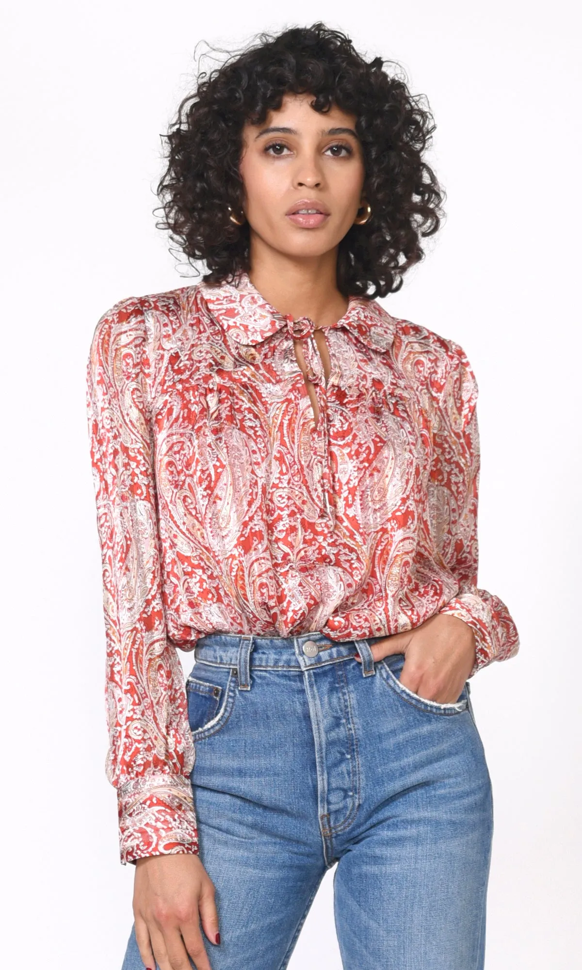 Allison Peter Pan Collared Blouse - FINAL SALE