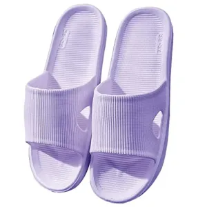 ANEZKA Slipper For Women's Flip Flops Massage Fashion Slides Open Toe Purple