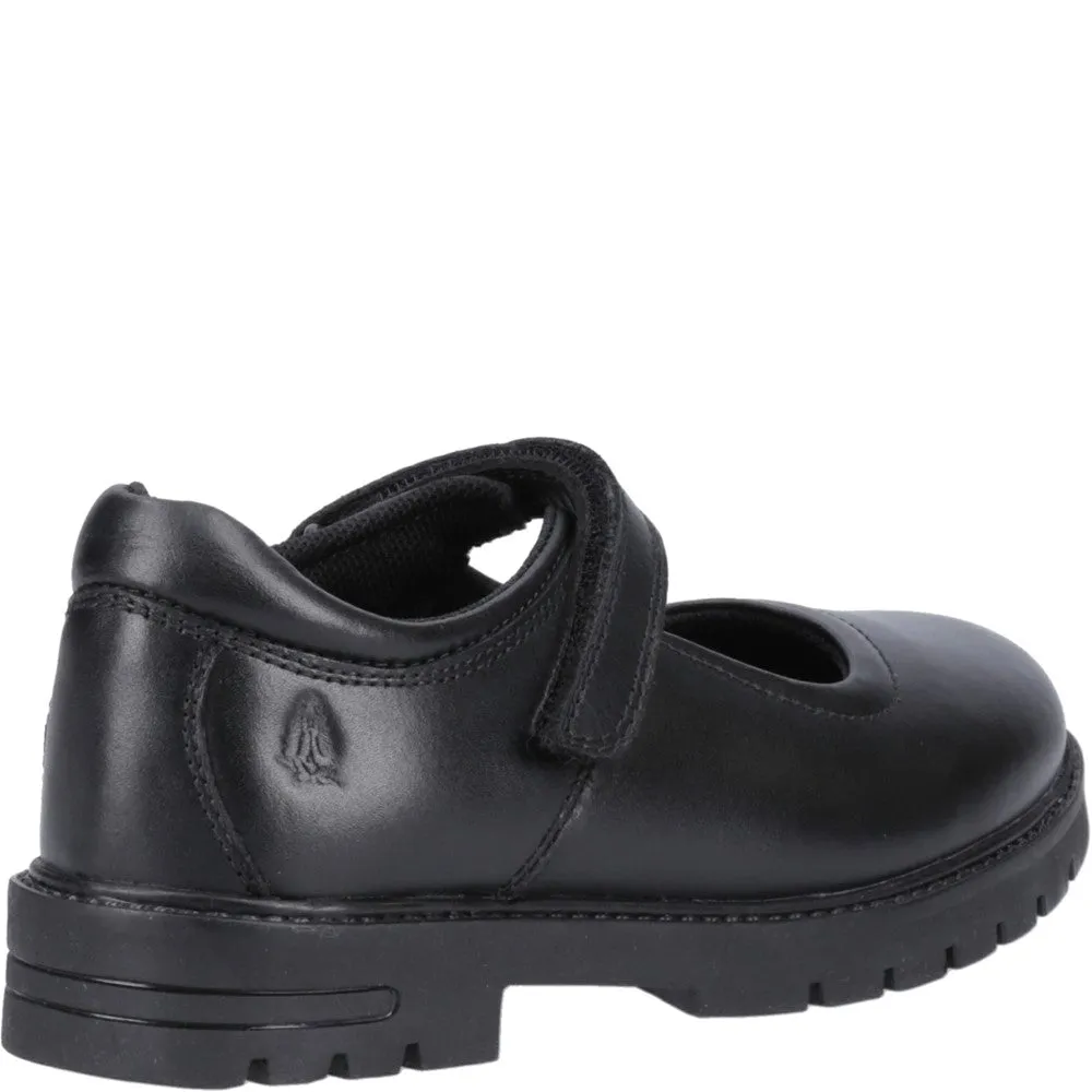 Black Tanya Senior School Shoes