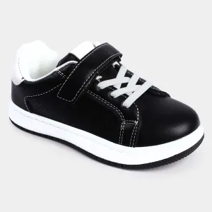 Boys Sneakers 24-102-Black/White