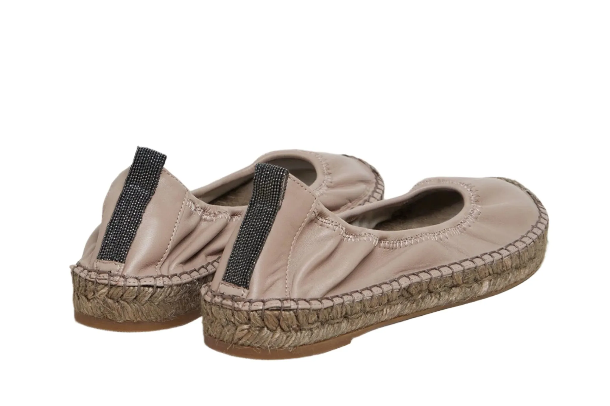 Brunello Cucinelli Women's Ballerina Espadrilles In Dune