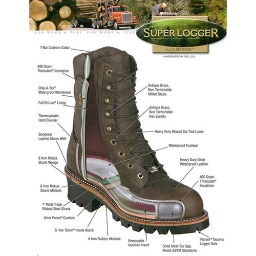 Chippewa "Super Logger" Insulated Lineman's Boot