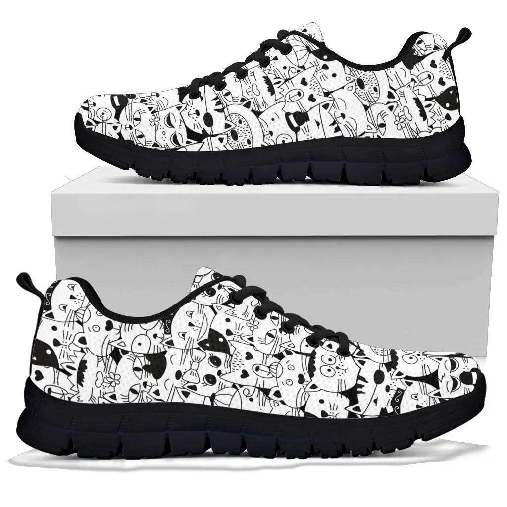 Comic Cats -  Women's Sneakers