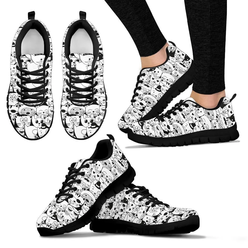 Comic Cats -  Women's Sneakers