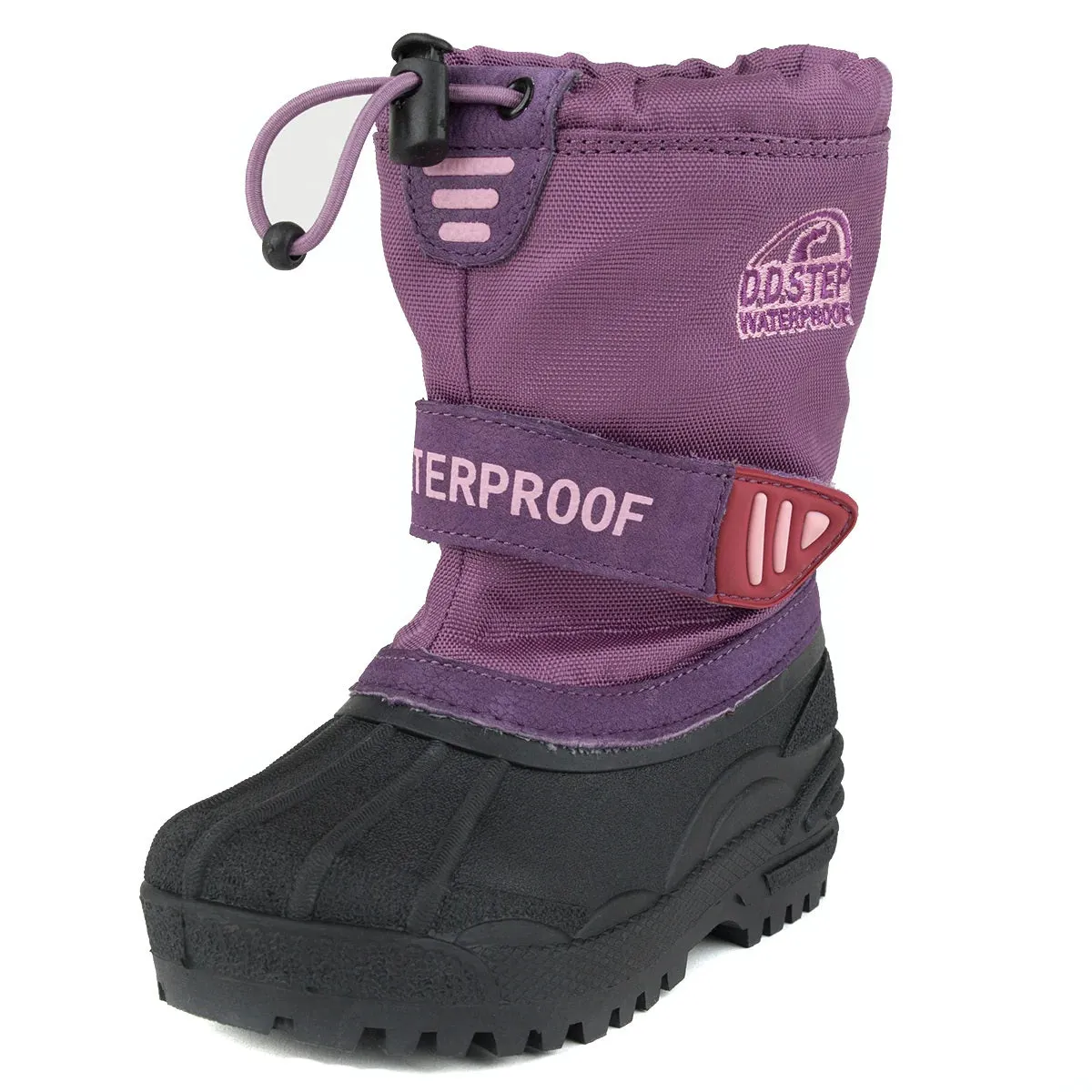 D.D. Step Little Kid Girl Winter Boots With Fleece Insulation Lilac Color