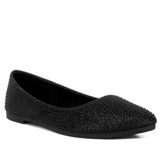 Denki Studded Ballerina Flats