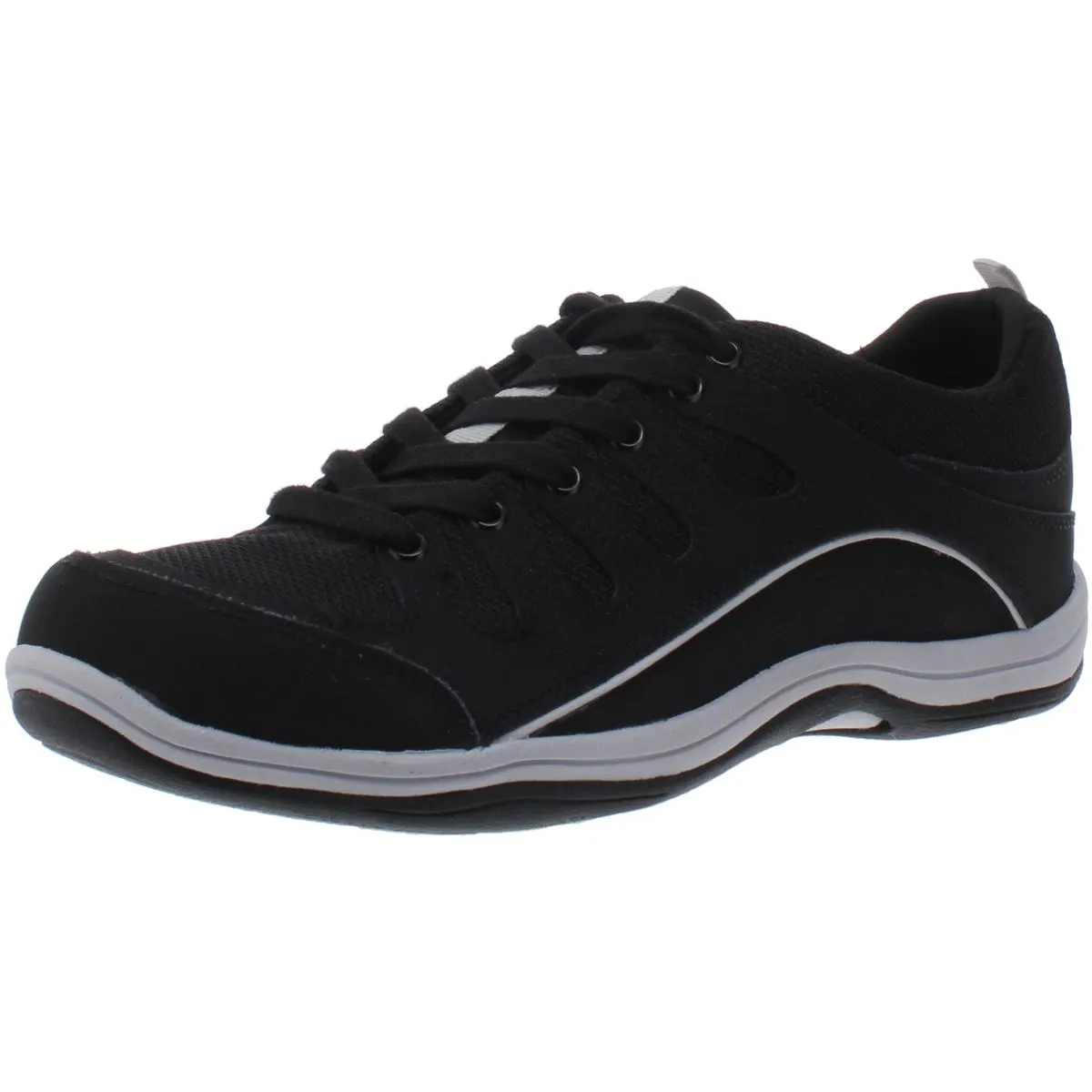 Easy Street Womens Ellen Leather Fitness Athletic Shoes