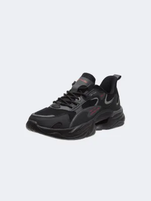 Erke  Men Running Shoes Black/Charcoal