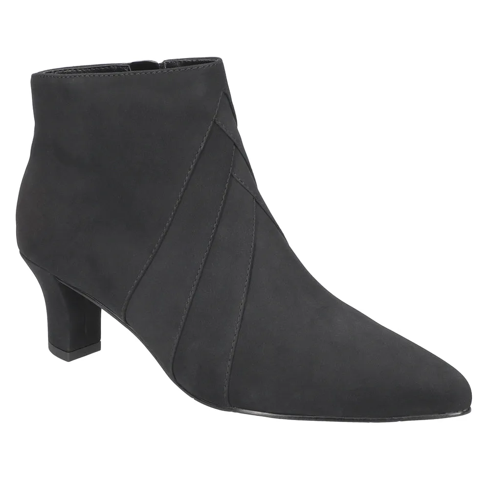 Falcon Zippered Pointed Toe Booties