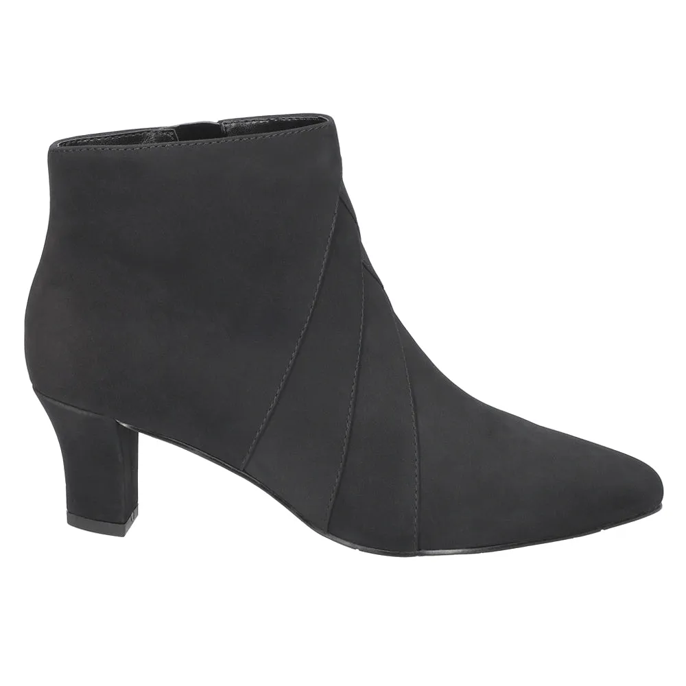 Falcon Zippered Pointed Toe Booties