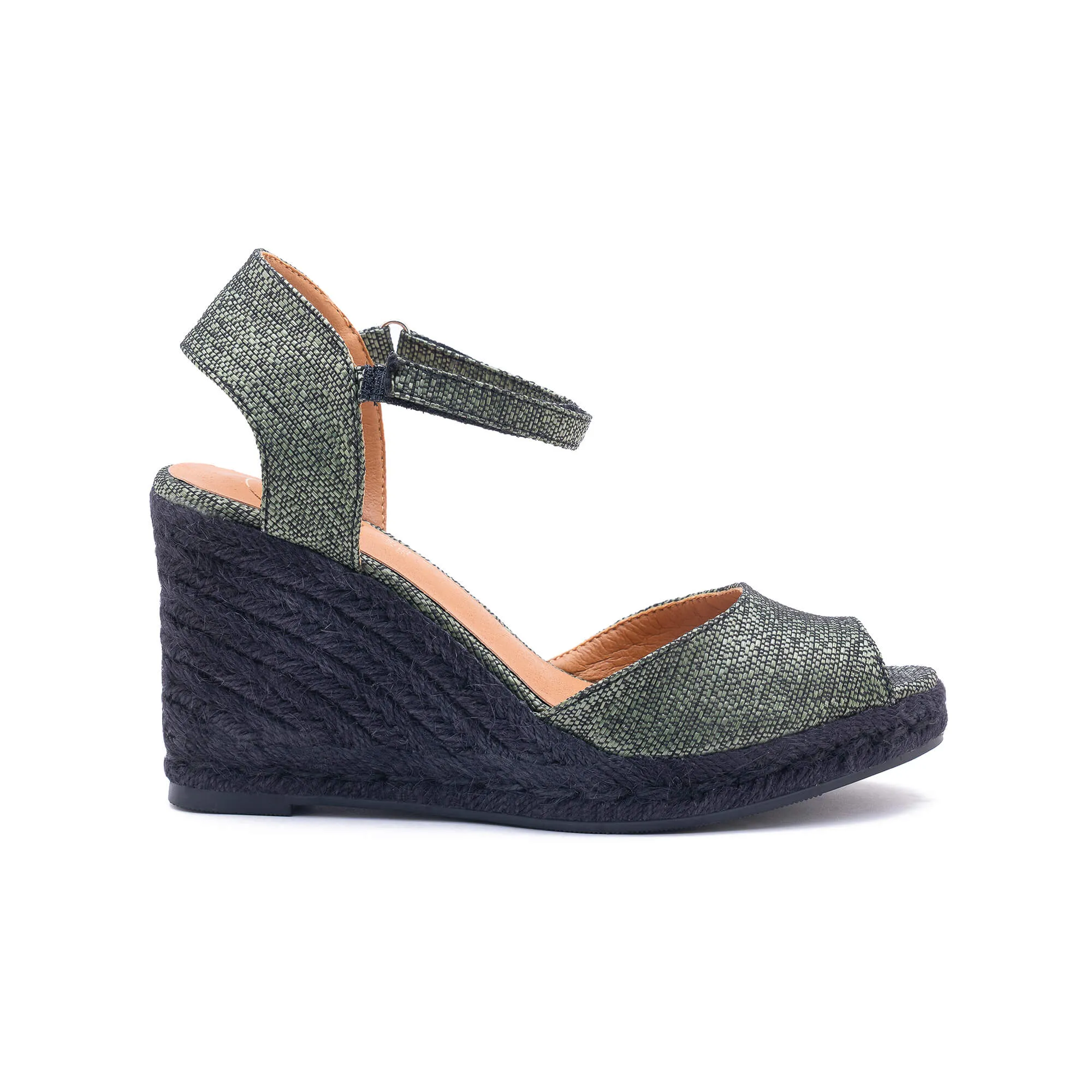 Flora Green Espadrilles