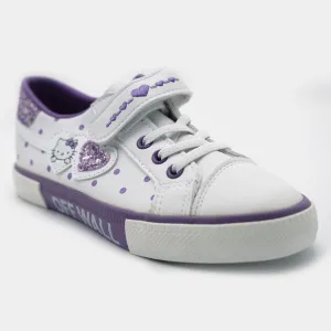 Girls Sneakers 5669-White/Purple