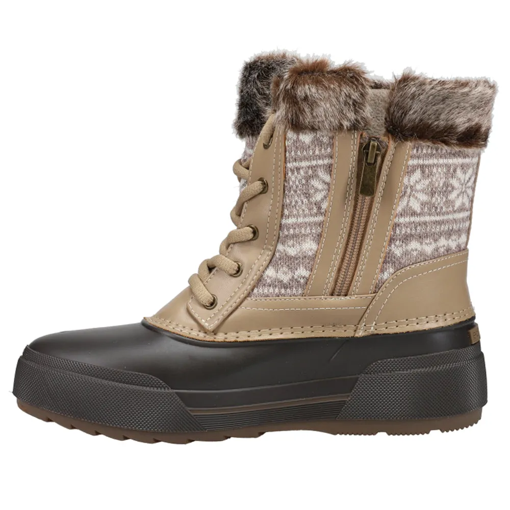 Ice Queen Graphic Round Toe Duck Boots