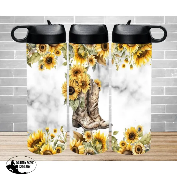 Insulated Water Bottle - Sunflower Boots