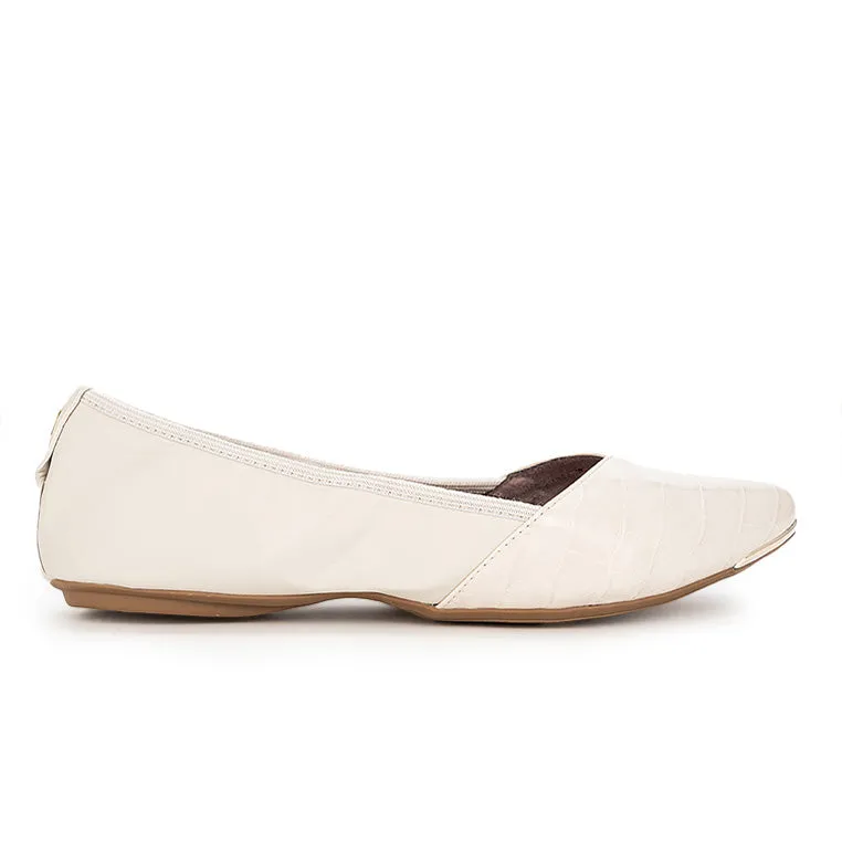 IVY Ballet Flat Shoes - Beige