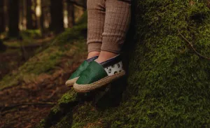 Kids Espadrille Shoes - Leopard Print