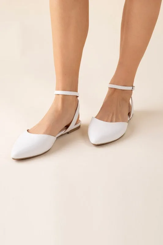 LINDEN Ankle Strap Flats