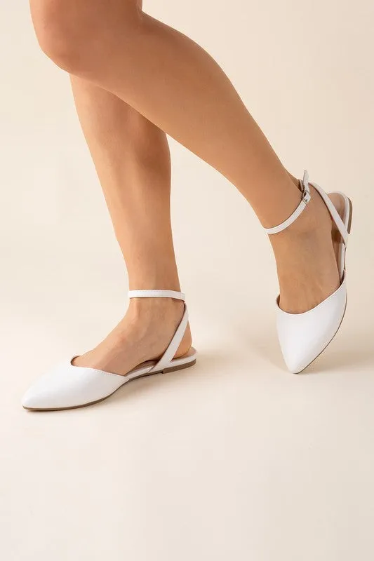 LINDEN Ankle Strap Flats