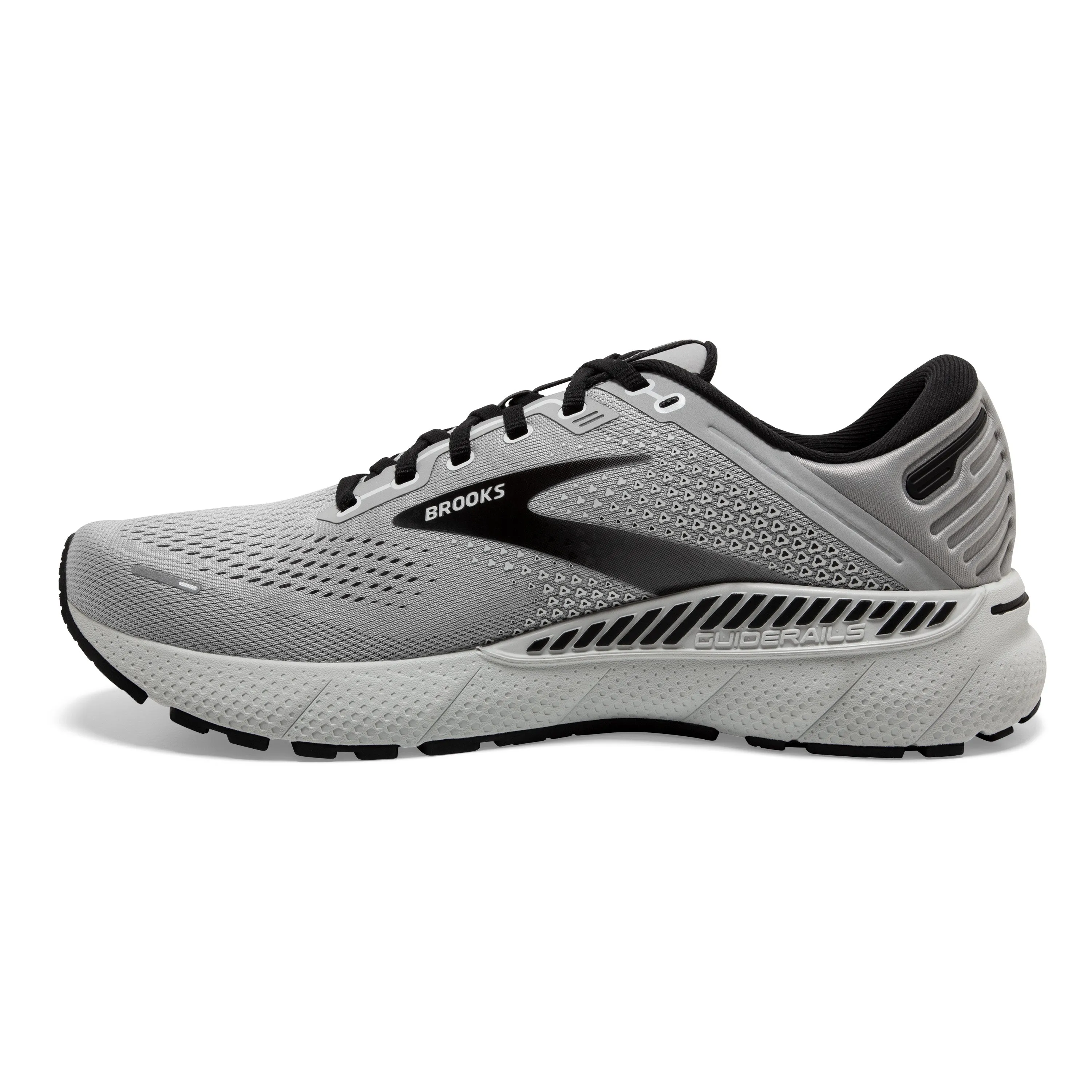 Men's Brooks Adrenaline GTS 22 Color: Alloy/Grey/Black (EXTRA WIDE WIDTH)