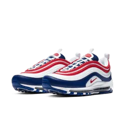 Men's Nike Air Max 97 - WHITE/UNIVERSITY RED-DEEP ROYAL