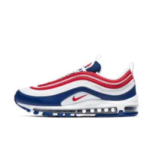 Men's Nike Air Max 97 - WHITE/UNIVERSITY RED-DEEP ROYAL