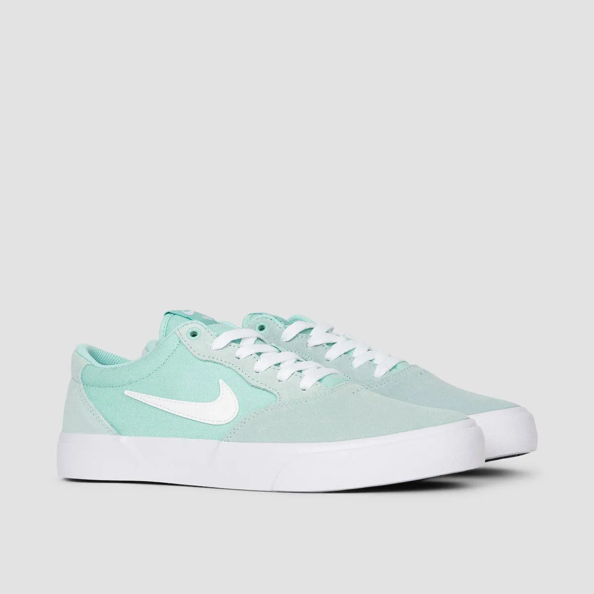 Nike SB Chron Solarsoft Shoes - Light Dew/White/Light Dew/White