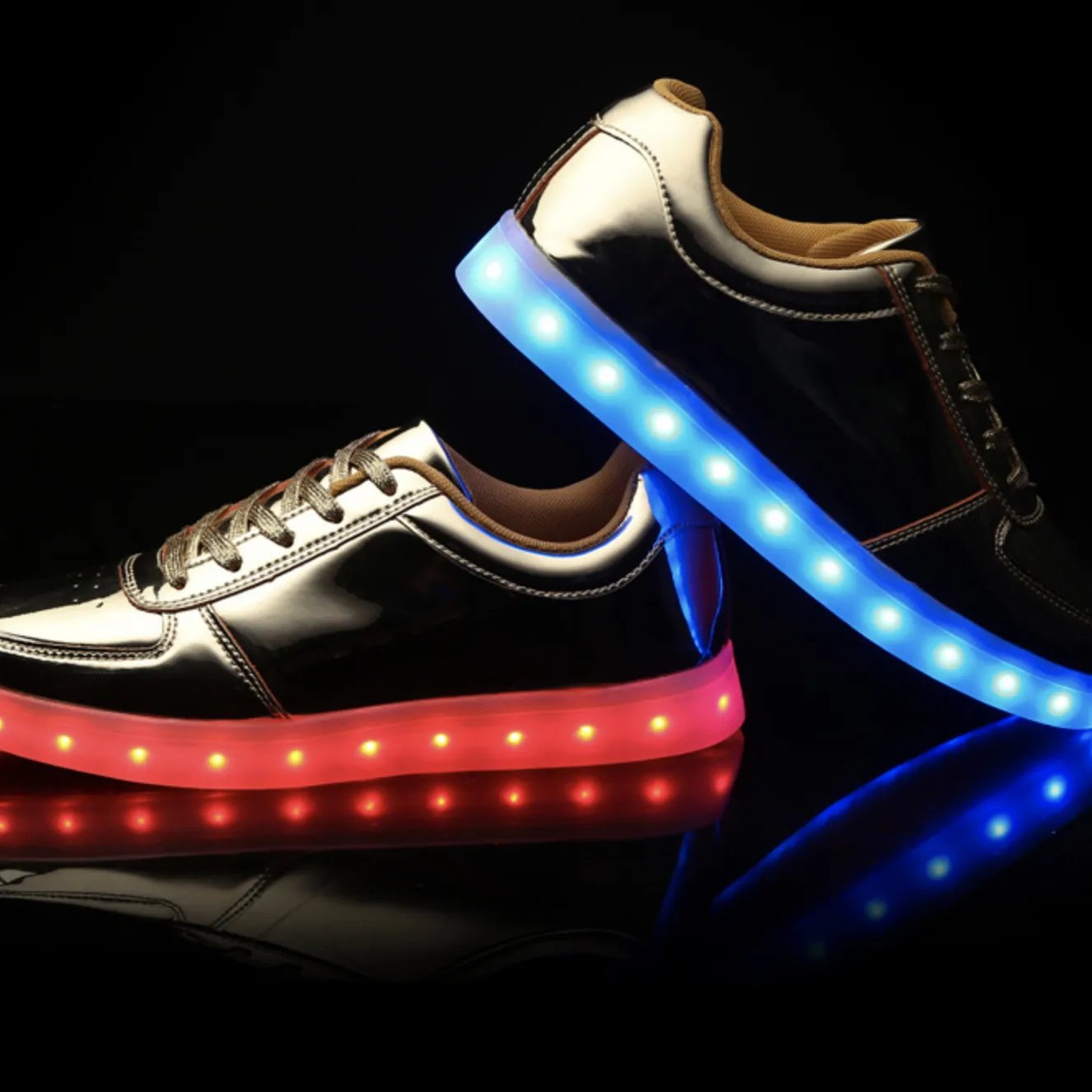 Party Led Shoes Golden  | Dancing Led Light Shoes  | Kids Led Light Shoes  | Led Light Shoes For Men & Women  | Led Light Shoes For Girls & Boys