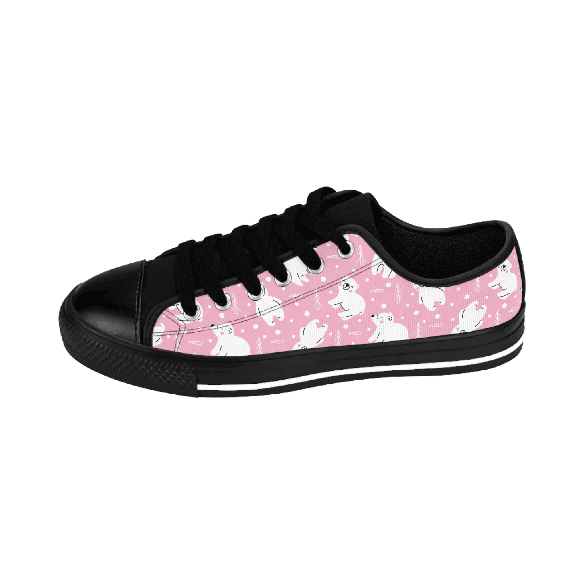 Pink Polar Bear Women's Sneakers