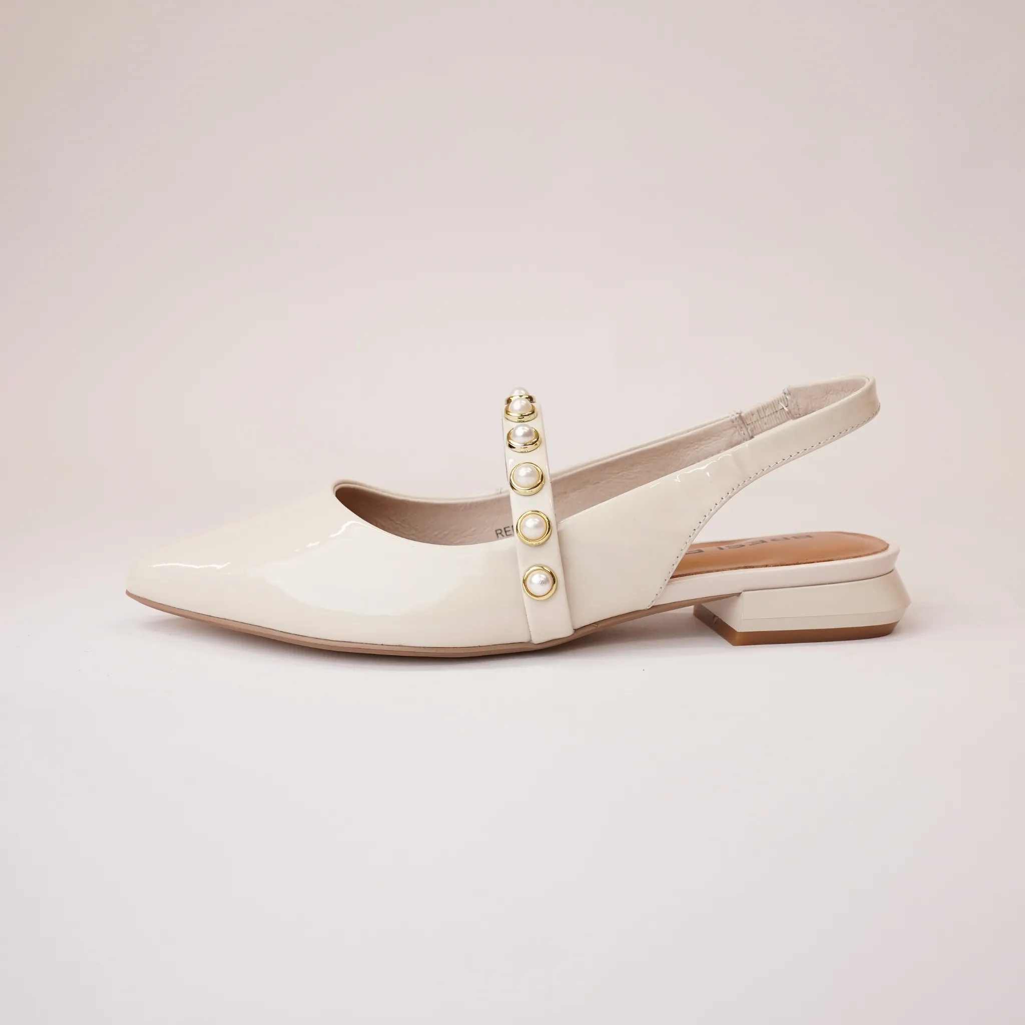 Reema Bone Patent Leather Flats