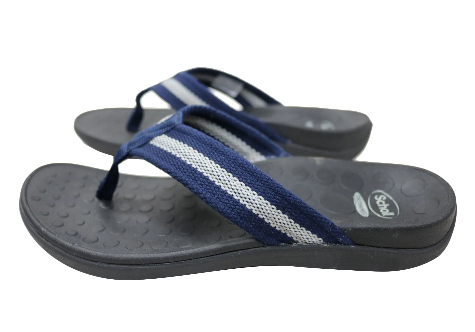 Scholl Orthaheel Whack Mens Supportive Comfortable Thongs