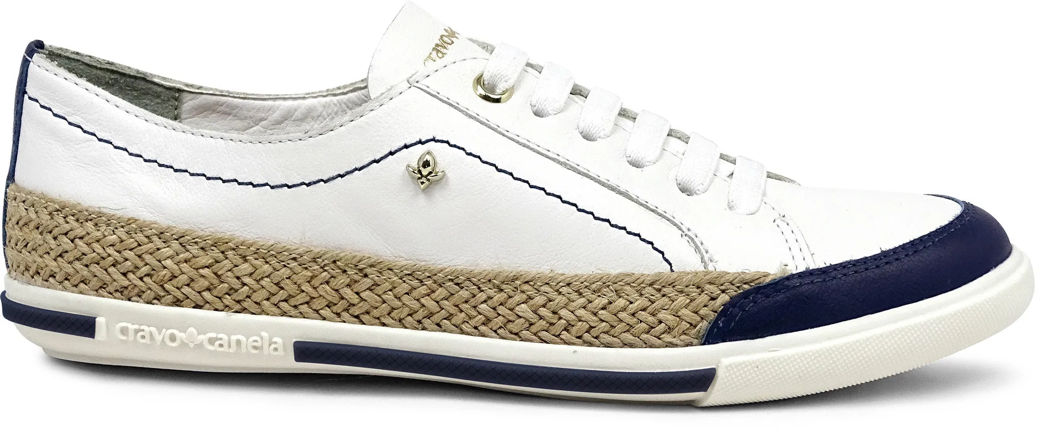 Sneaker White and Blue - Cravo e Canela