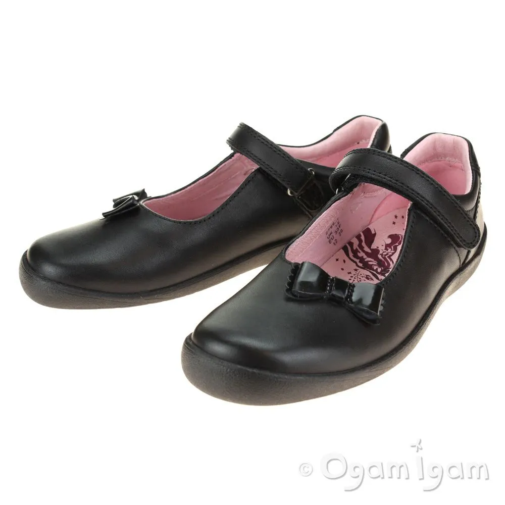 Start-rite Giggle Girls Black School Shoe