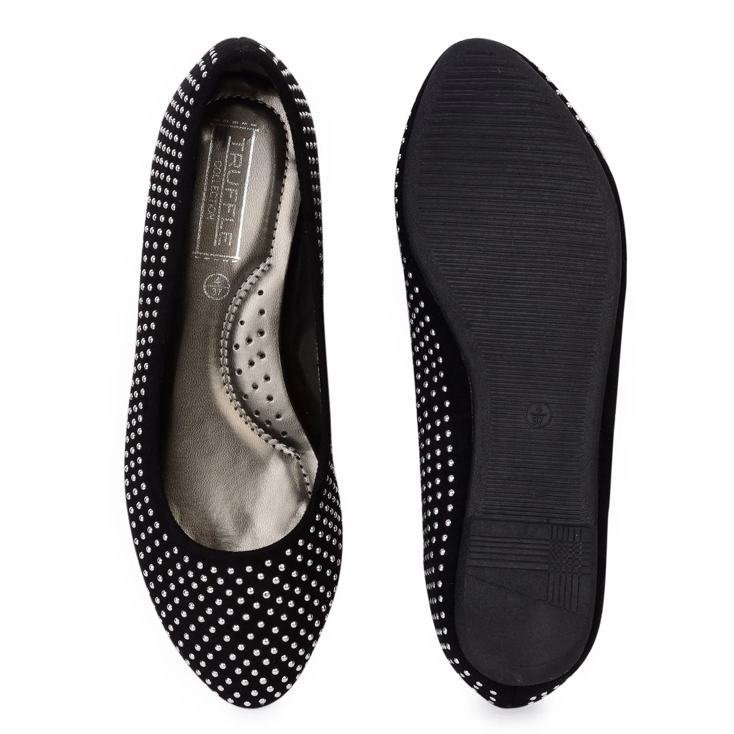 Studded Flat Slip On Bellies