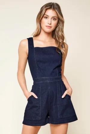 Sugarlips Denim Romper