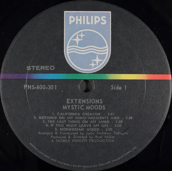 The Mystic Moods Orchestra - Extensions (LP, Album) (VG )