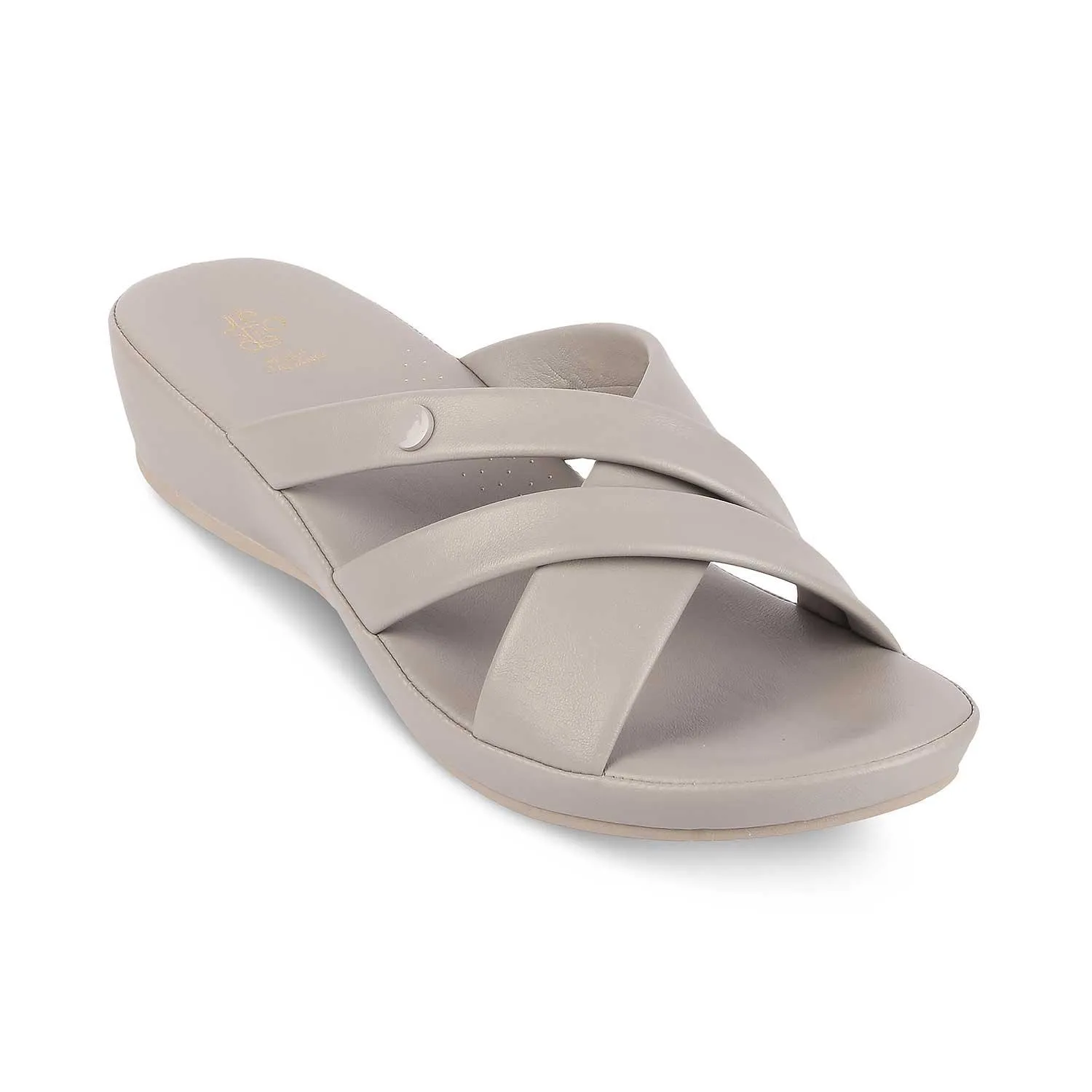 Tresmode Ocomf Grey Women's Casual Platform Flats