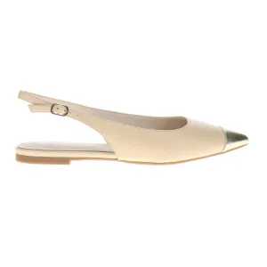 Vera Metallic Slingback Flats