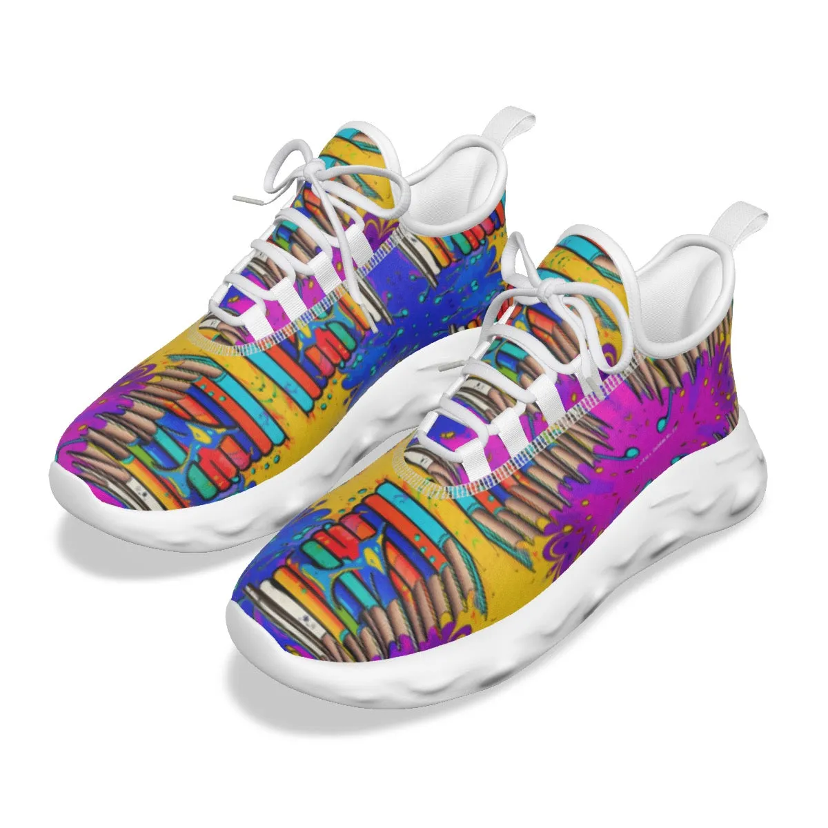 Women's Light Sports Shoes 221  book themed print